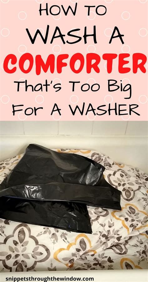 how to clean a comforter that won't fit in washer